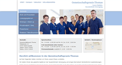 Desktop Screenshot of praxisthomas.com